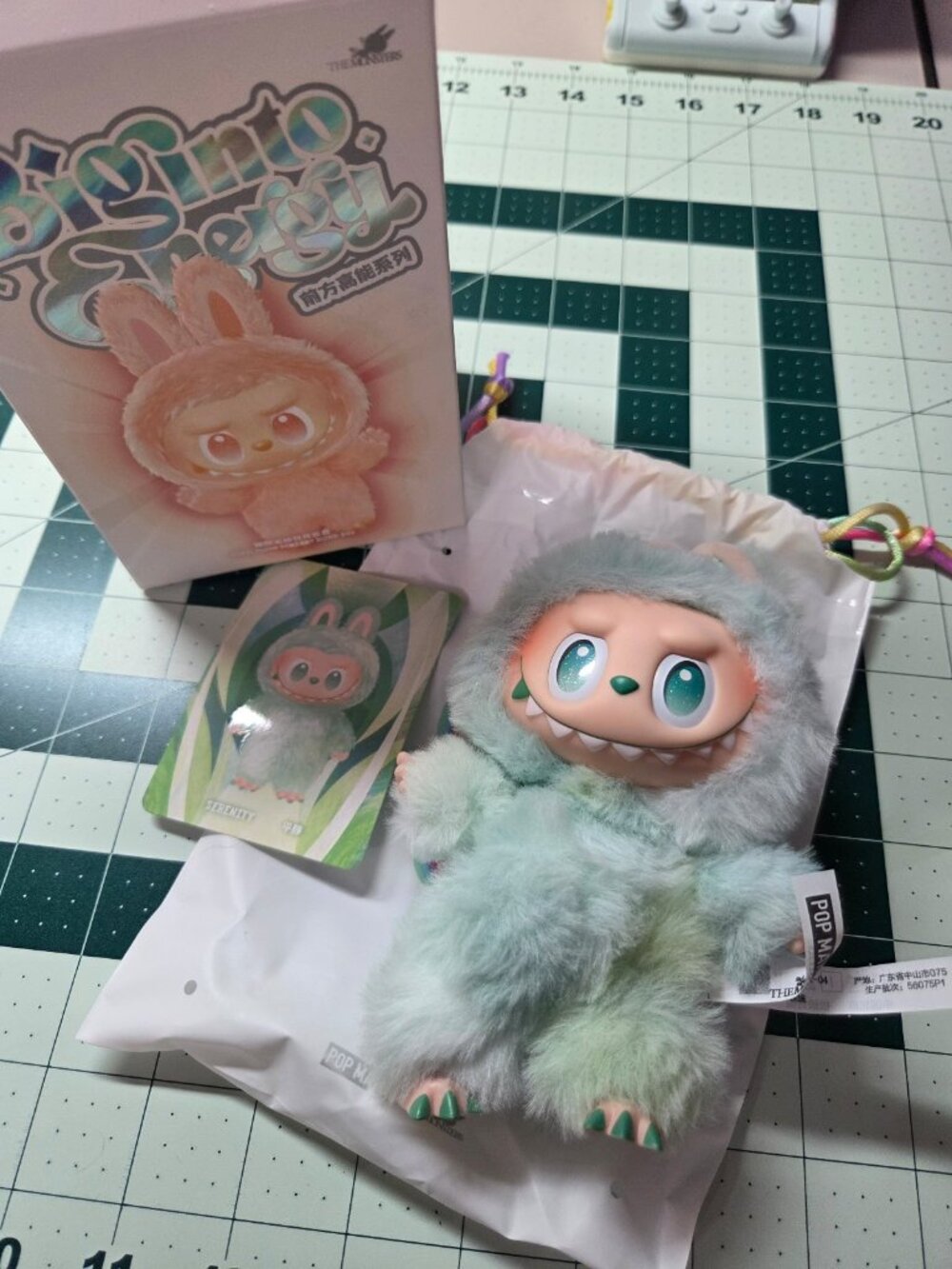 POP MART Labubu SERENITY Big Into Energy Series Vinyl Plush - The Monsters